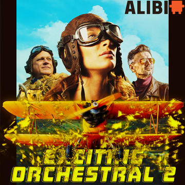 Pilots standing over a biplane