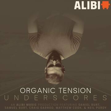 Somber person standing upside down