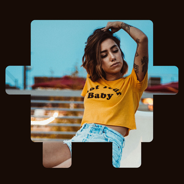 Playlist cover with a woman lounging